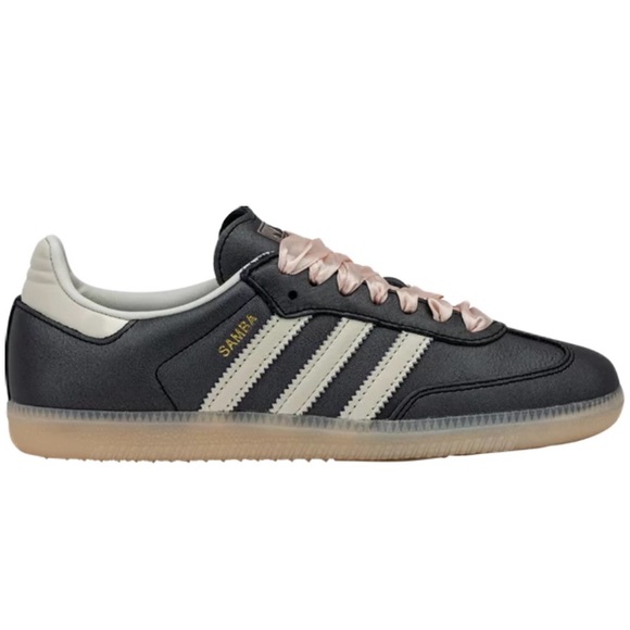 NWT Adidas Samba OG W Sneakers Black Pink Size Women's